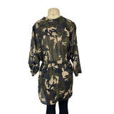 Mileage Women's Green Peplum Blouse Sz 2X (EUR 50)