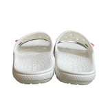 Crocs White Rainbow Tie-Dye Slippers Sandals Sz (Women 10 /Men 8) - NWOB