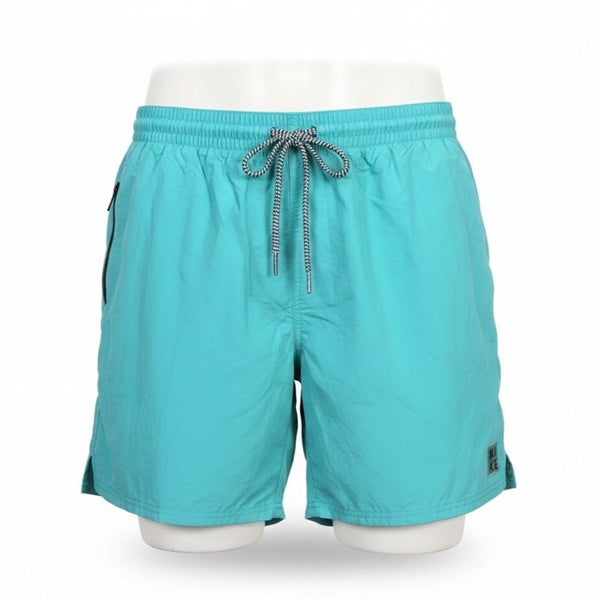 Nike Mens Aqua Swim Shorts With Drawstring & Mesh Lining Elastic Waistband Sz XL