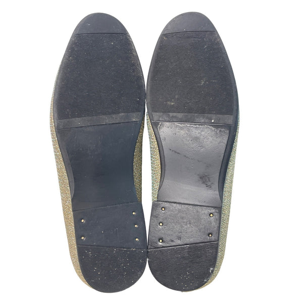Giorgio Brutini Conquest Sparkly Gold Loafers Sz 11M