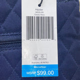 Vera Bradley Women’s Dark Blue Quilted With Adjustable Strap Crossbody Bag