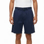Tommy Hilfiger Mens Navy Cotton Shorts Relaxed Pleated Fit Casual Style Size 31