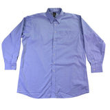 Jos. A. Bank Mens Purple Cotton Dress Shirt Travelers Collection Size 18.5 38