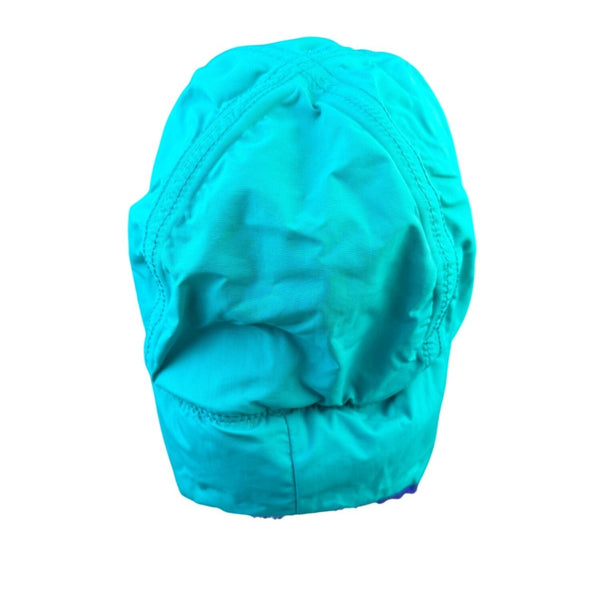 Columbia Mens Purple/Teal Shearling-Lined Winter Trapper Hat Fold-Up Earflaps
