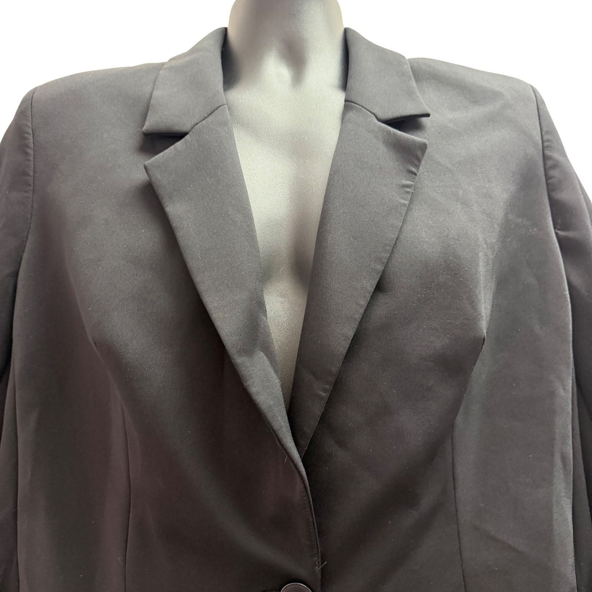 Express Men’s Black Blazer Jacket Button-Up Modern Professional Sz XL