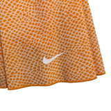 Nike Womens Orange Athletic Dri-FIT Skort Patterned Built-In Shorts Sz L