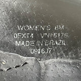 LL Bean Women’s Black Leather Bow Accent Classic Slip-On Ballet Flats Size 8M