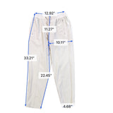 Lou & Grey Womens Ivory Polyester Blend Elastic Waist Jogger Pants Size XS