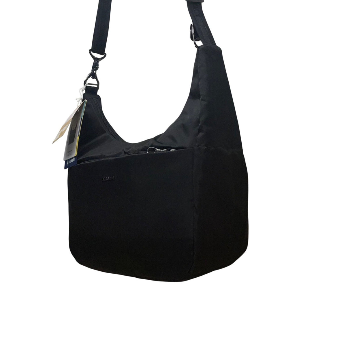 Pacsafe Women’s Black Nylon Adjustable Strap Rfid Anti-Theft Crossbody Bag