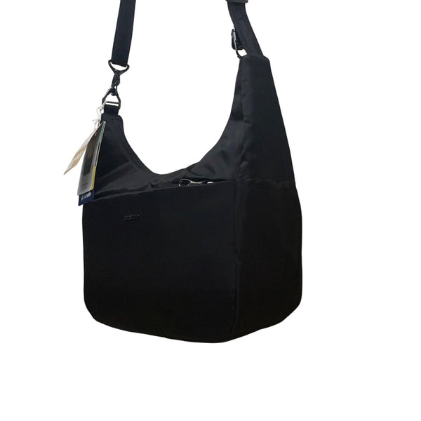 Pacsafe Women’s Black Nylon Adjustable Strap Rfid Anti-Theft Crossbody Bag