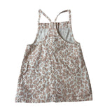 Cynthia Rowley Toddler Girls Leopard Print Jumper Dress Sz 2T With Front Buttons