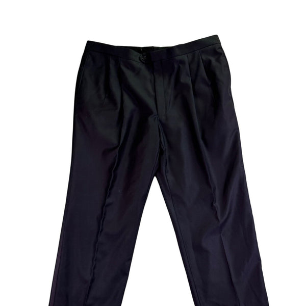 Jos. A. Bank Mens Black Wool Tuxedo Notch Suit Set Jacket Sz 48RG Pants 39x27