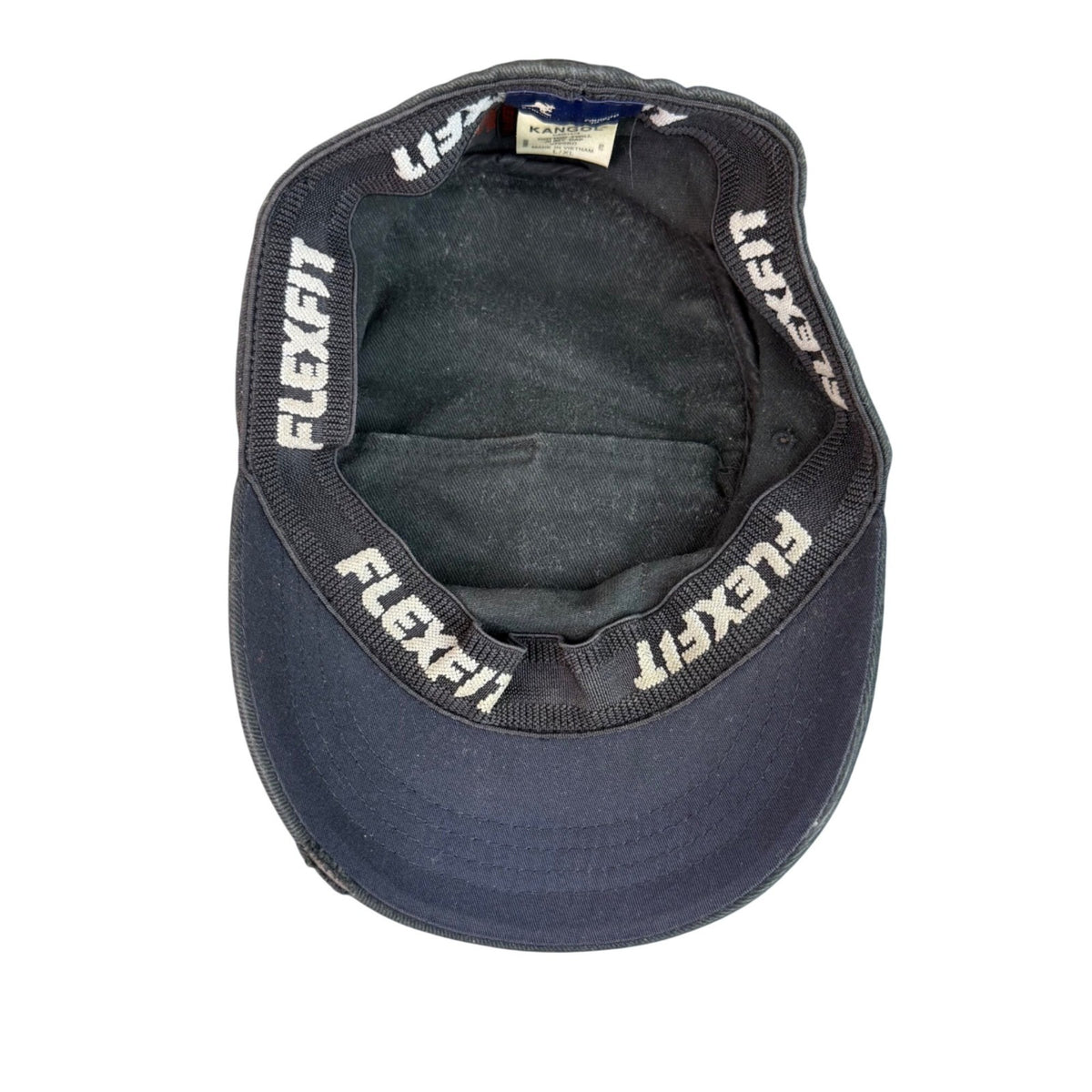 Kangol Unisex Black Cotton Twill Flexfit Army Cap L/Xl Casual Embroidered Detail