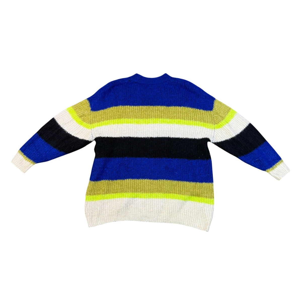 Kangol X H&M Womens Multicolor Striped Wool Blend Knit Sweater Pullover Size S
