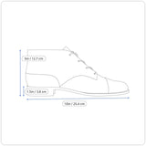 Arula Women’s White Faux Embossed Leather Western Block Heel Ankle Boots Size 8W