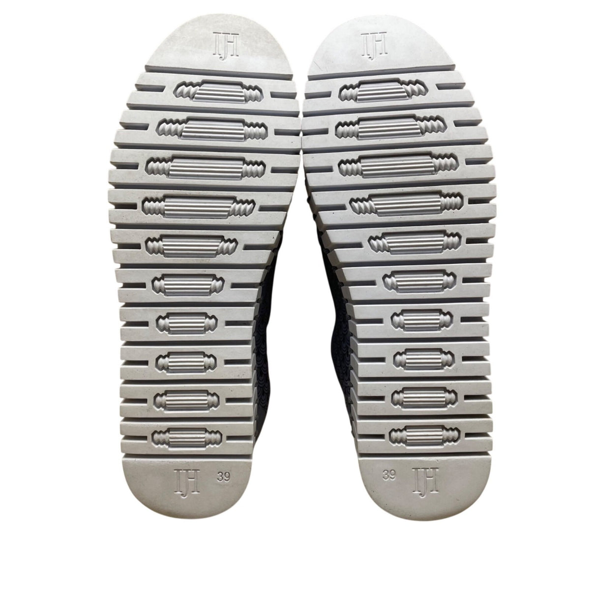 Ilse Jacobsen Women’s Blue Perforated Pattern Stitched Slip-On Shoes Size 39