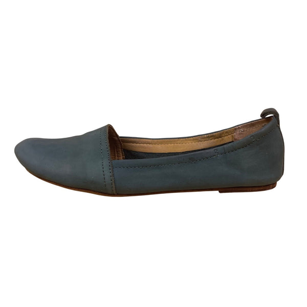 Latigo Women’s Hunter Green Leather Slip-On Bettie Ballet Flats Shoes Size 8M