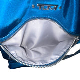 Tumi Women’s Blue Nylon With Multiple Zipper Pockets Adjustable Straps Backpack