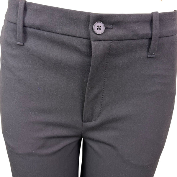 Banana Republic Womens Black Polyester Wide-Leg Crop Stretch Pants Size 6L New