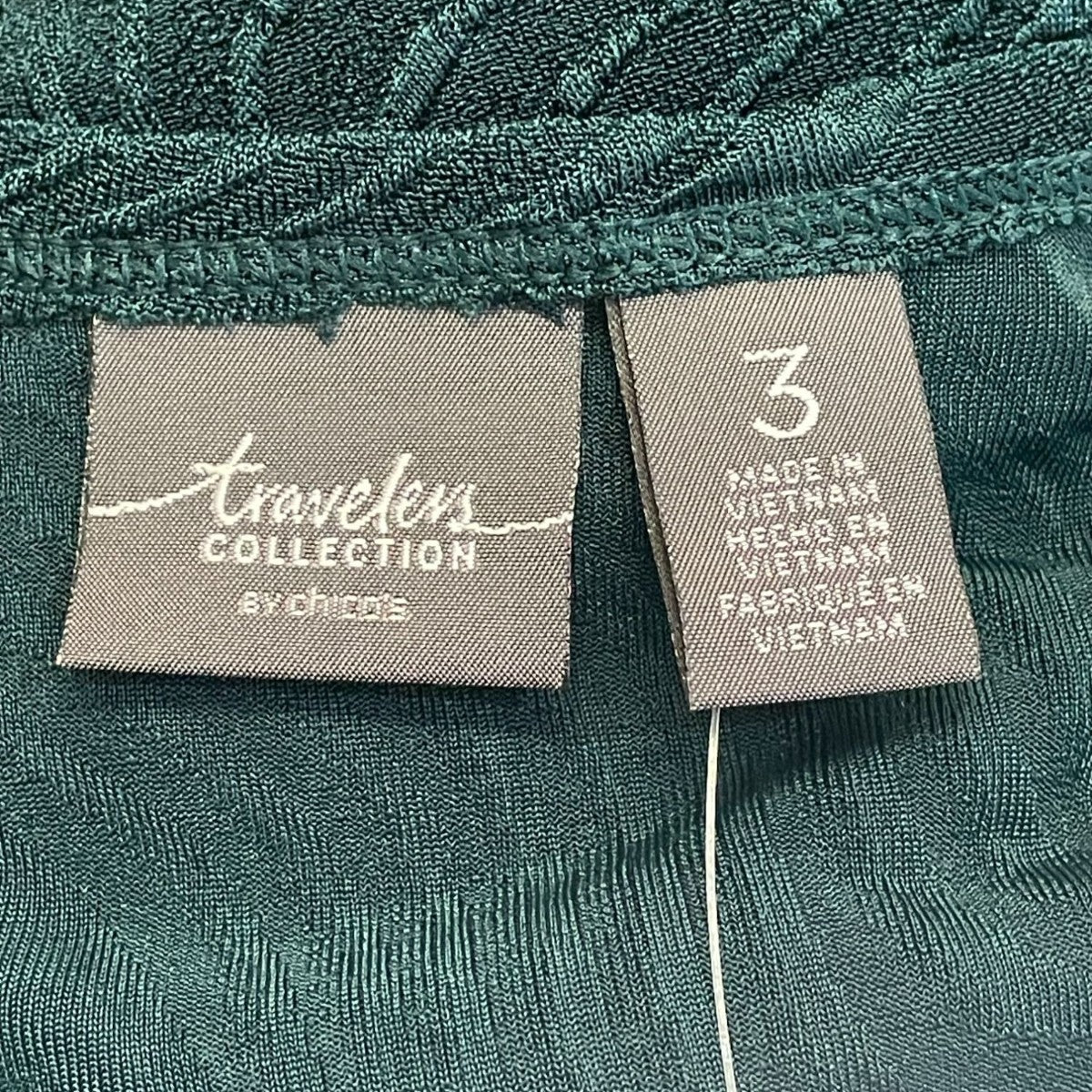 NWT Chico's 	Long Sleeve Cardigan Boho Dark Green Size 3 Women's Sweater