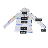 Surf Style Womens White Hooded Long Sleeve Graphic Shirt Size XL