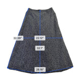 Norton McNaughton Womens Gray A-Line Skirt Size 4P Petite