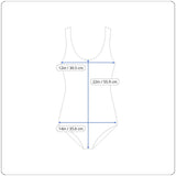 HMS Multicolor Marble Print Strapless Womens Monokini Swimsuit Sz M - New