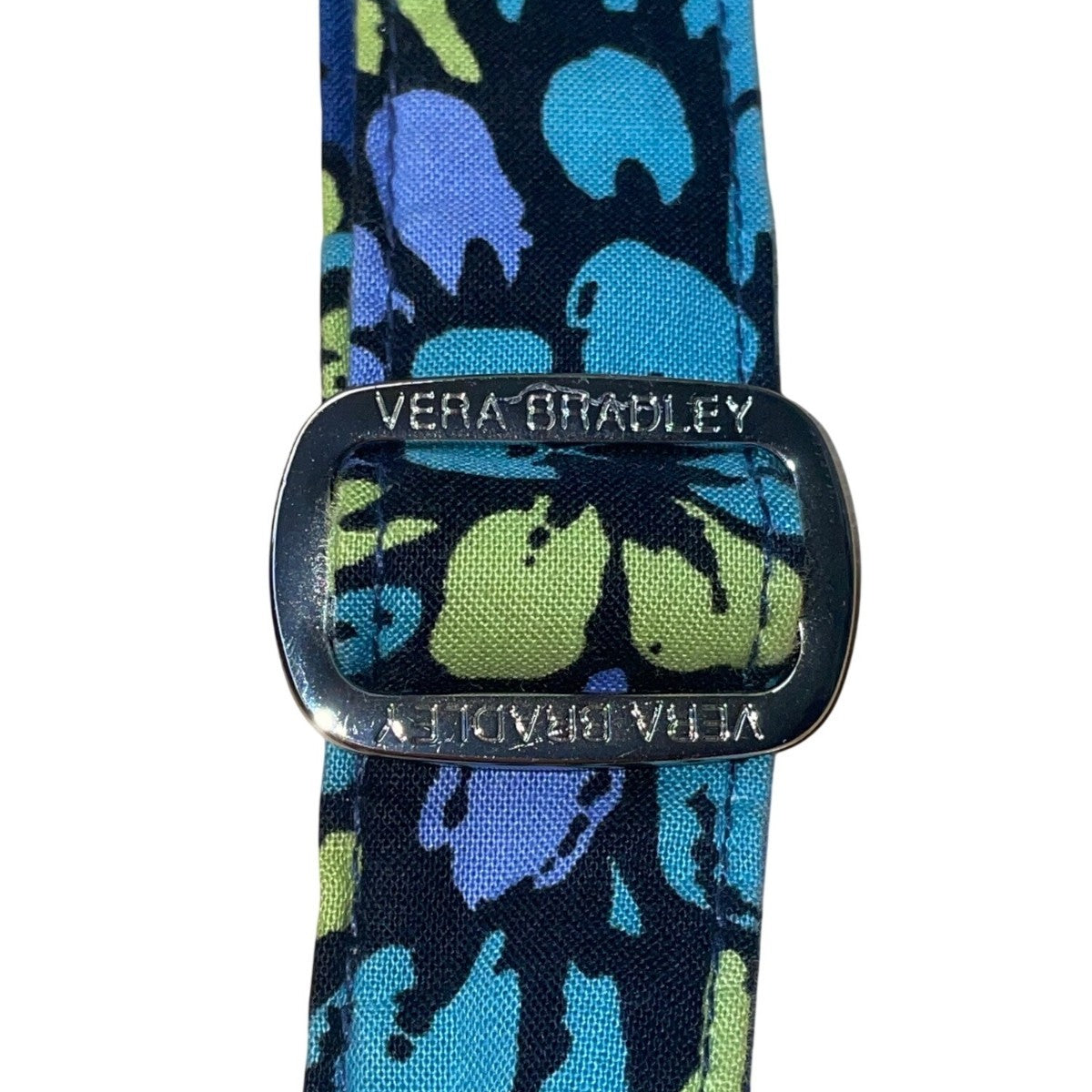 Vera Bradley Women’s Blue Quilted Floral Adjustable Strap Shoulder Tote Bag