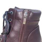 Nine West Women’s Dark Red Lace-Up Block Heel Quenton 3 Ankle Boot Size 8.5