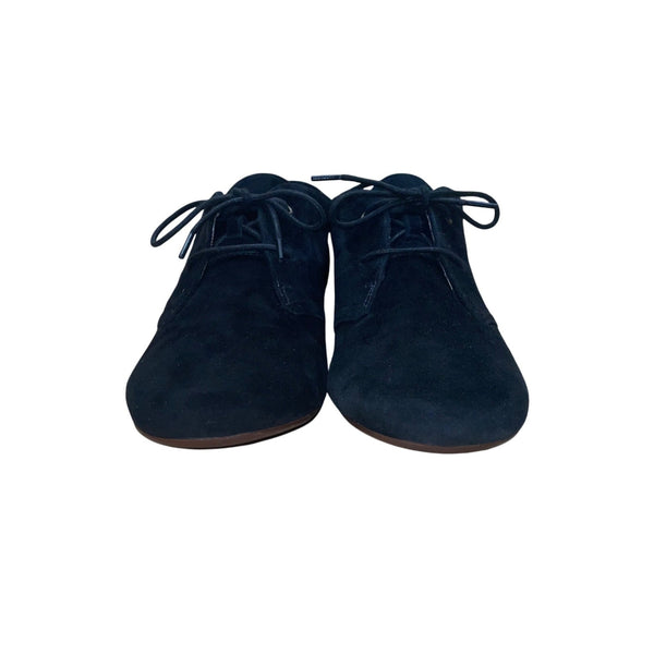 Clarks Artisan Women's Black Suede Valley Tree Oxford Bootie Shoes Size 9.5M