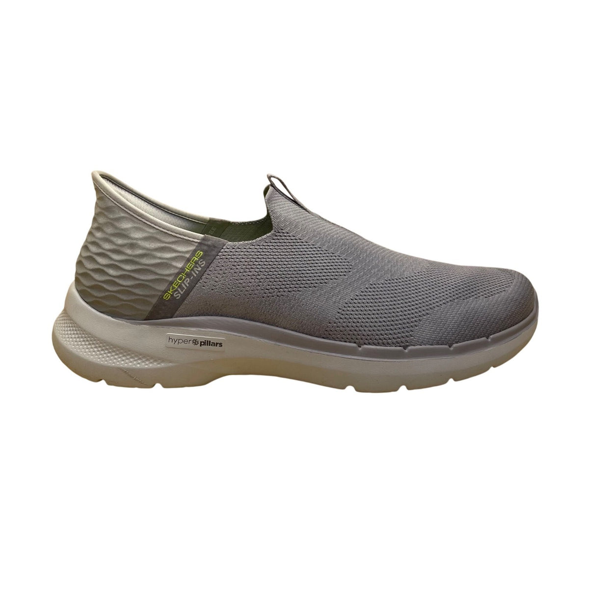 Skechers Men’s Gray Air-Cooled Memory Foam Slip-Ins Walk Sneakers Size 12
