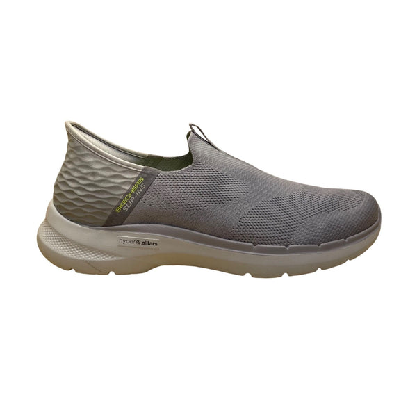 Skechers Men’s Gray Air-Cooled Memory Foam Slip-Ins Walk Sneakers Size 12