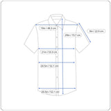 Fanny Special designs Vintage Mens Short Sleeve Western Shirt Beige & Black Sz X