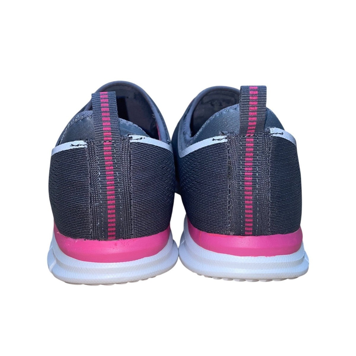 Skechers Women’s Gray &  Pink Memory Foam Stretch Fit Sneakers Size 11