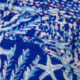 Lilly Pulitzer Womens Blue The Callahan Short With Starfish Coral Print Size 8