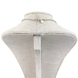 Asymmetrical Silver Tone Mayan Calendar Pendant Necklace Rope Chain