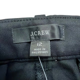 J.Crew Womens Black Lyocell Dress Pants Slim Fit Tailored Design Sz 12