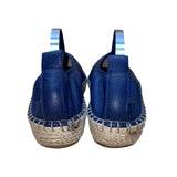 Cole Haan Women’s Marine Blue Leather Cloudfeel Espadrille Slip-On Shoes Sz 6.5B