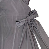 Melissa Masse Womens Black Wrap Shirt Dress Large Stylish & Comfy