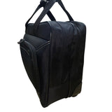 Amazon Basics Black Nylon With Handle Multi-Compartments Rolling Laptop Case