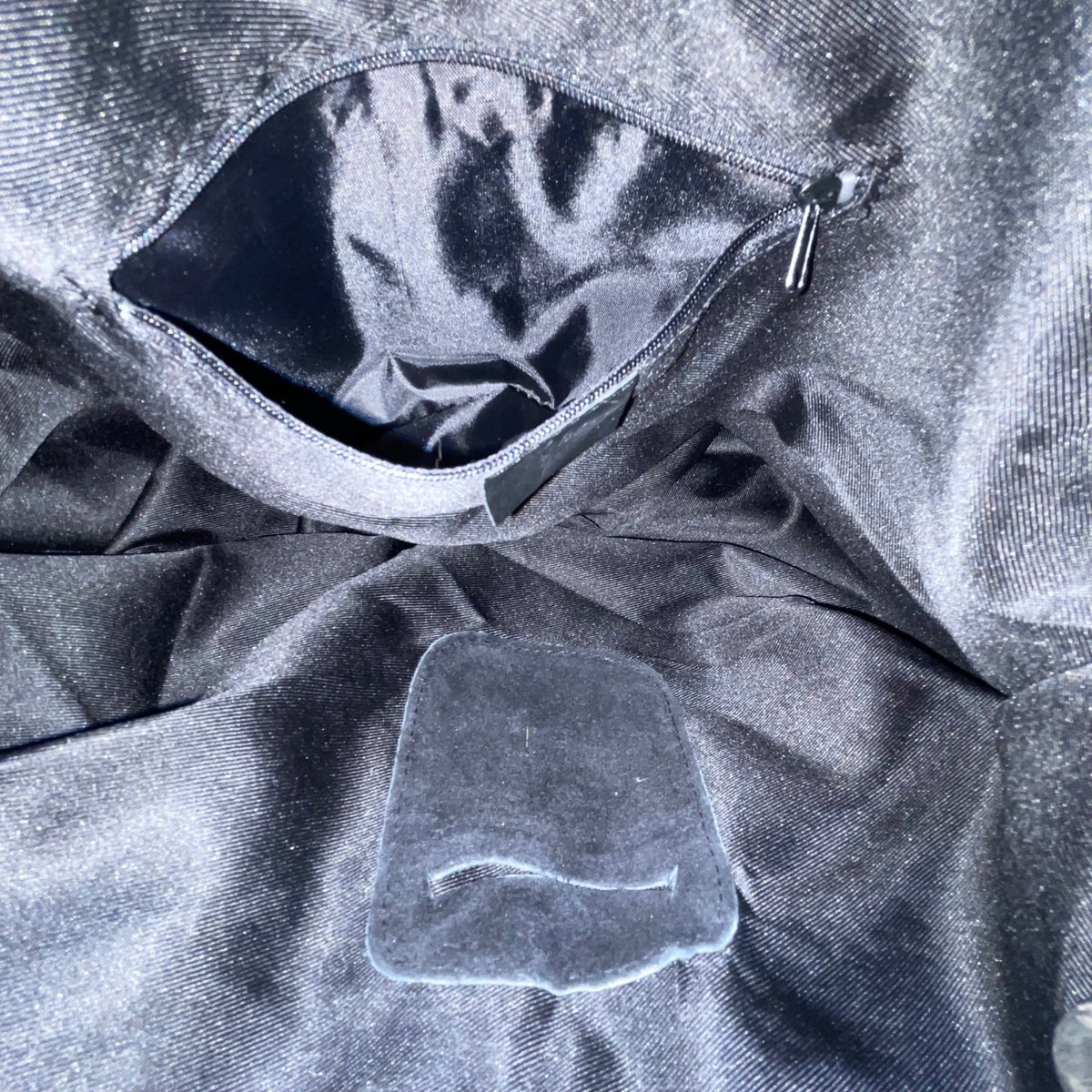 Casper Women’s Black Suede Soft Interior Pocket Silver Hardware Classic Hobo Bag