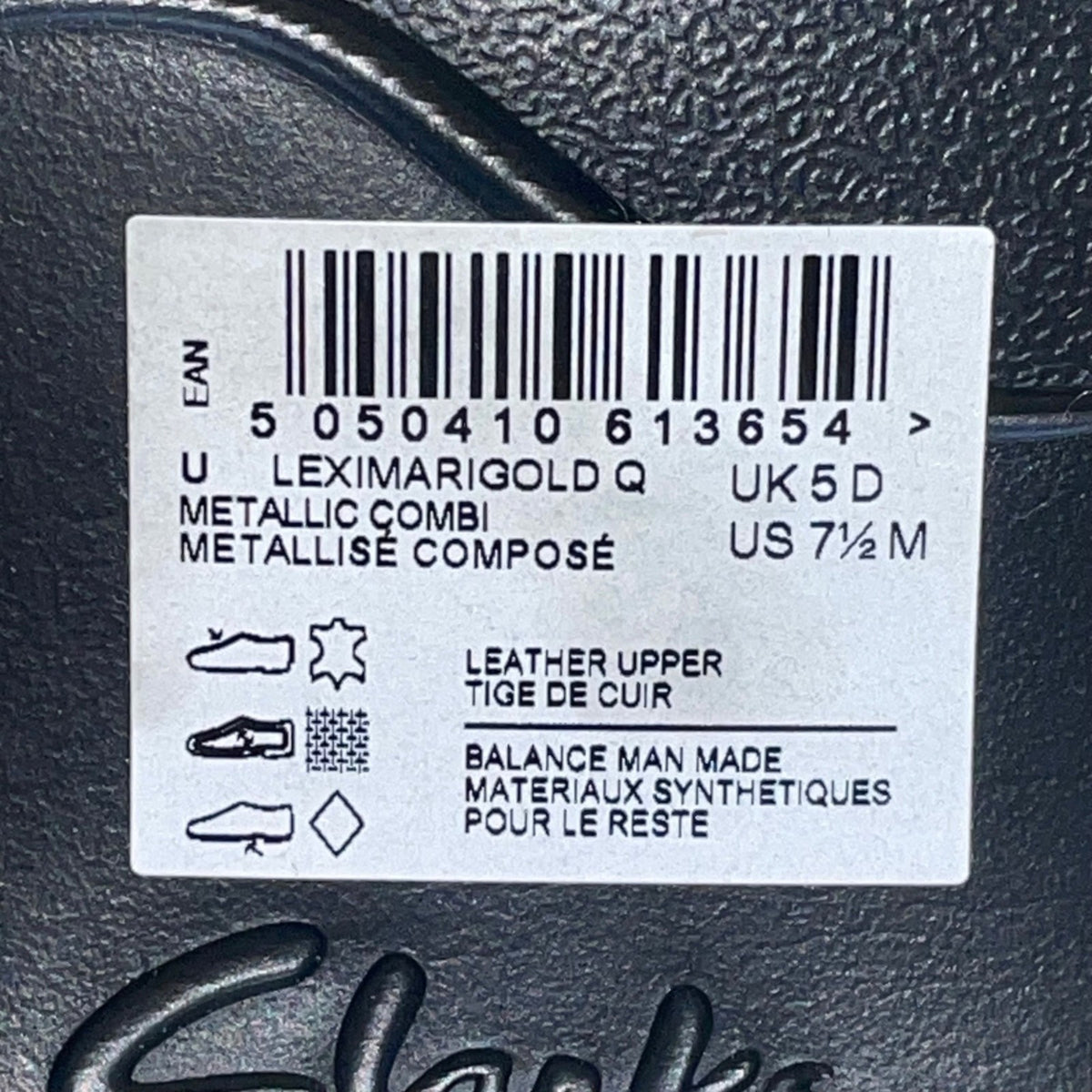 Clarks Women’s Metallic Silver Leather Lexi Marigold Q Sandals Size 7.5