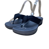 Cloudsteppers By Clarks Women’s Gray & Black Straps Slip-On Sandals Size 5.5