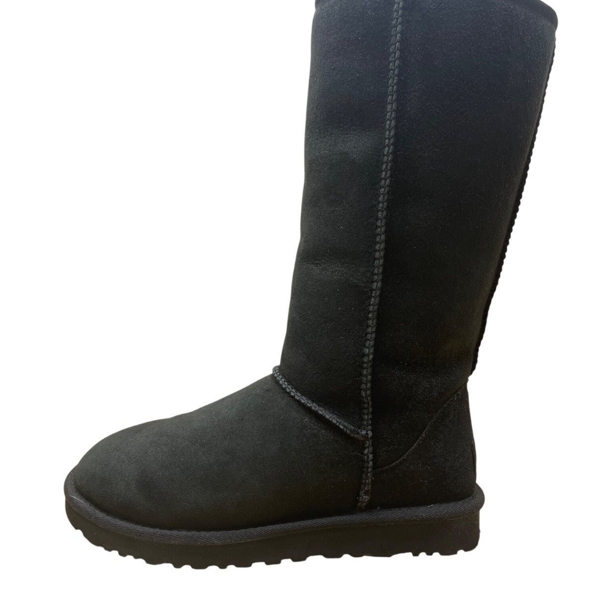 Ugg Pure Women’s Black Suede Sheepskin Cozy Warm Classic Tall Boots Size 8