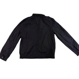 Emanuel Ungaro Mens Black Jacket With Zipped Pockets & Striped Lining Size M