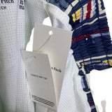 Abercrombie & Fitch Mens Multicolor Swim Trunk Nautical Print Mesh Lining  Sz XS