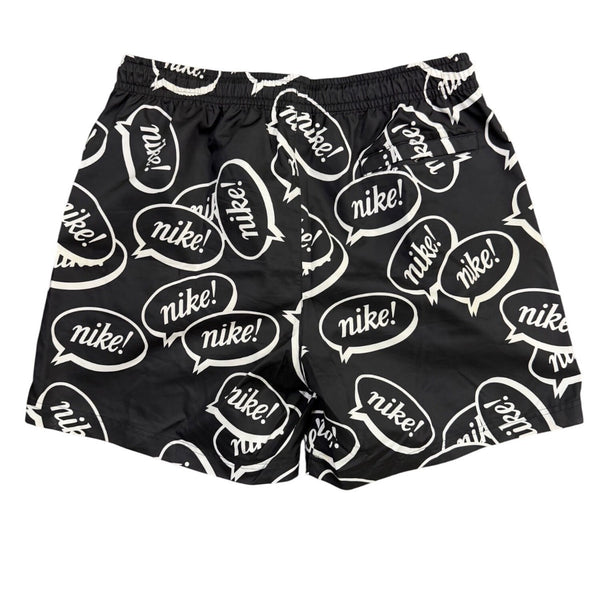 Nike Mens Black Logo Print Swim Shorts Stylish Comfortable Durable Size XL