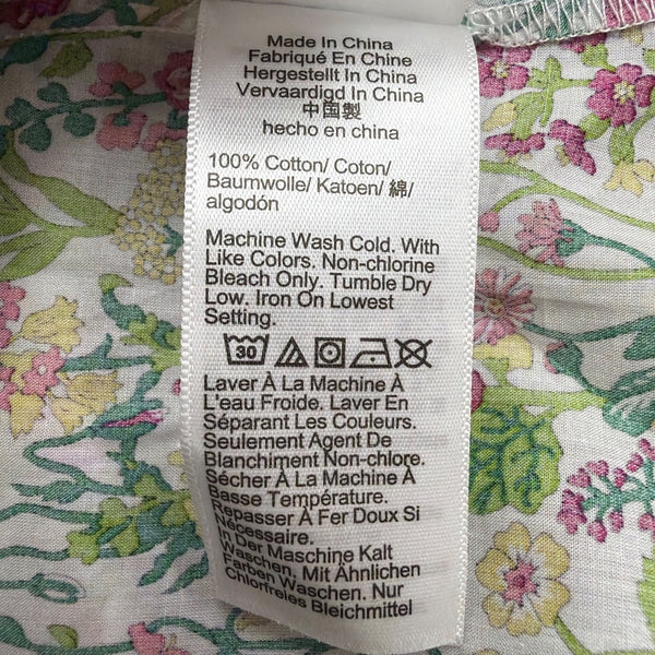 J.Crew Women Multicolor Cotton Maxi Sundress Floral Sleeveless Size 2