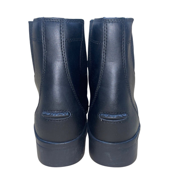 Ariat Women’s Black Leather Heritage Zip Paddock Riding Boots Size 4US