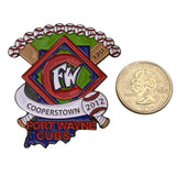 Fort Wayne Cubs 2012 Cooperstown trading pin
